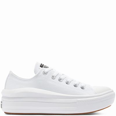 Converse Canvas Color Chuck Taylor All Star Move - Naisten Tennarit - Valkoinen